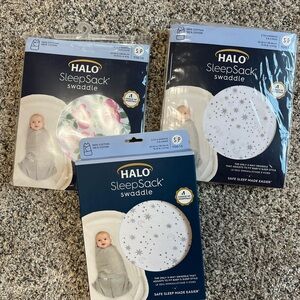 3 Halo sleep swaddles
